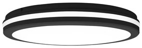 Top Light - LED fürdőszobai mennyezeti lámpa COMET LED/40W/230V IP54 fekete átm. 40 cm