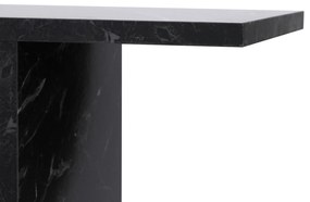 Kis asztal Life - Fekete, Marble