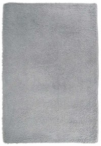 ezüstszürke hosszú szálú NAVARRA bozontos szőnyeg 120x170 cm