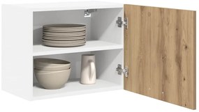 Függő szekrény Riga Artisan tölgy és fehér 50 x 31 x 40 cm