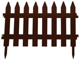 Prosperplast GARDEN CLASSIC kerítés 35cm x 3,2m barna