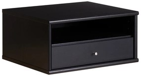 Fekete függő éjjeliszekrény Mistral - Hammel Furniture