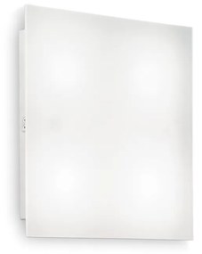 IDEAL LUX FLAT fali lámpa, 3000K melegfehér, max. 1x15W, GX53 foglalattal, fehér, 134888