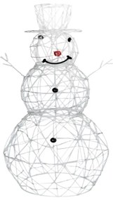 Aigostar-LED Kültéri karácsonyi dekoráció LED/3,6W/31/230V 2700K 90cm IP44 hóember