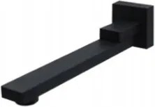 Kád-mosdó Kifolyócső Torziós, Matt Fekete