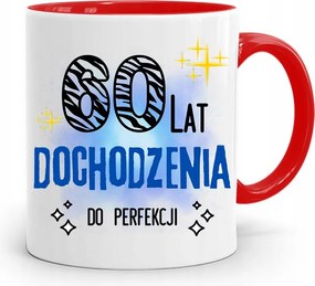 Születésnapra 60 60-es 60-as Bögre Piros Ajándék nyomott mintával