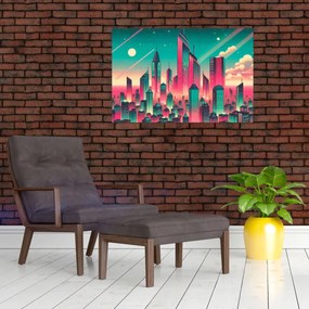 Kép – Nagyváros pop-art stílusban (90x60 cm)