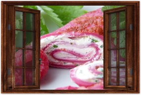 Poszterek 120x80 Málnás sütemény desszerthez