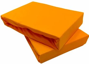 Ágynemű jersey narancssárga TiaHome - 90x200cm