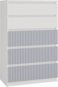 MIX M5 ARTEO komód 109, 70x109.5x40 cm, fehér-kék