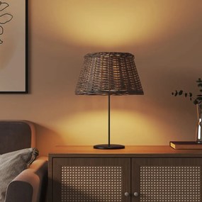 barna fonott lámpaernyő Ø50 x 30 cm