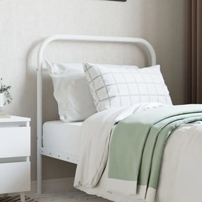 fehér fém fejtámla 80 cm