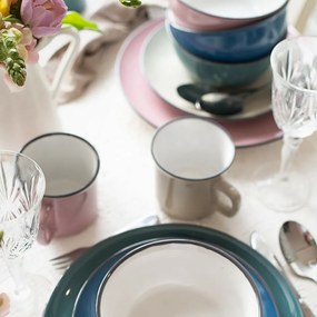 Mäser 16 darabos MAILA étkészlet – petróleum mix