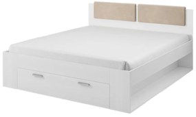 GALAXY ágy, 180x200, hamu + rács
