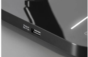 Lámpa Asztali GALE 8W, 550lm, AC220-240V, 5-CCT, 10 fokozatú fényerő, PF>0,5,RA>80, fekete