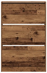 Cipőtartó Régi Fa 80x21x125,5 cm Mérnöki Fa