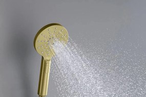 AREZZO design ASTRO 3 funkciós kézizuhany, szálcsiszolt arany