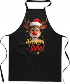 Konyhai kötény Rénszarvas Boldog Karácsonyt Szuper Karácsonyi Ajándék