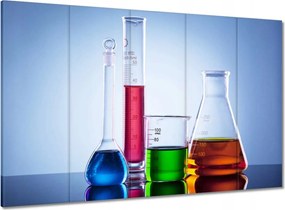 Festmények 100x70 Különböző kémiai edények