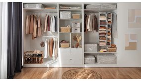 2 létra és kihúzható ruhatartó rúd szett - Compactor