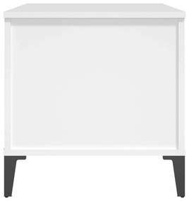 fehér szerelt fa dohányzóasztal 90x44,5x45 cm