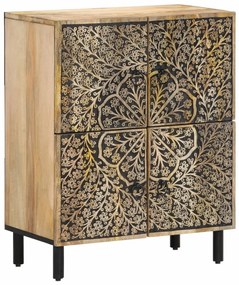 tömör mangófa tálalószekrény 60 x 33 x 75 cm