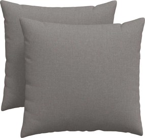 vidaXL Kanapé párnák 2 pcs Tópszínű 50 x 50 cm szövet