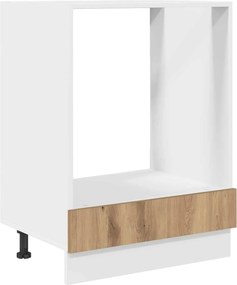 vidaXL Függő szekrény Artisan tölgy 60 x 46 x 81,5 cm Faanyag