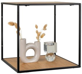 Natúr színű fali polc tölgyfa dekorral Vita – House Nordic