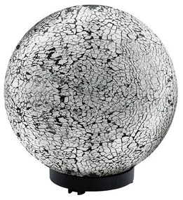 EGLO 91638 - TERRALUNA 1 kültéri lámpa 1xE27/18W fekete/fehér