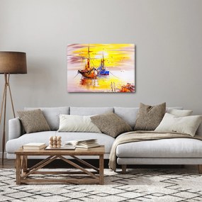 Kép - A csónak festménye (70x50 cm)