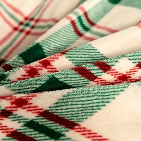 Mikroplüss ágyneműhuzat WINTER PLAID színes Ágyneműhuzat mérete: 2 db 70 x 90 cm | 200 x 220 cm