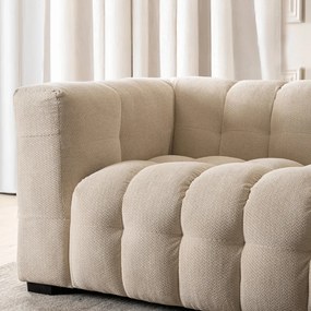 Krémszínű kétszemélyes kanapé MODERNO