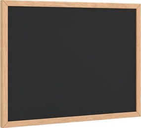vidaXL fekete krétatábla tömör fenyőfa kerettel 40x30 cm