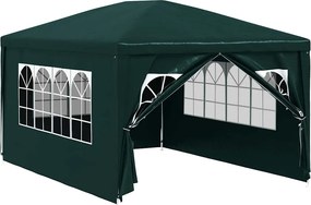 vidaXL zöld partisátor 3 x 4 m