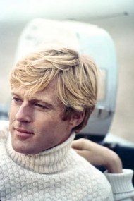 Fotográfia On The Set, Robert Redford, The Way We Were 1973 Directed By Sydney Pollack, (26.7 x 40 cm)