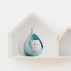 LED Gyermek Tájoló lámpa érzékelővel KITTY LED/0,5W/5V USB kék
