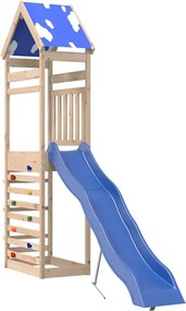 vidaXL tömör fenyőfa kültéri játszószett