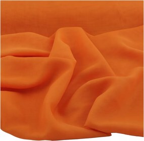 Fátyol Szövet Sima Függöny anyag 300 cm narancssárga fátyol 0,5 mb