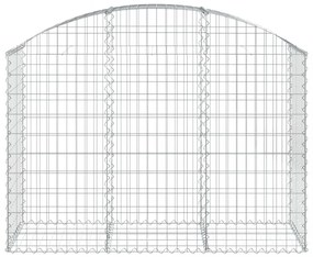 íves horganyzott vas gabion kosár 150x50x100/120 cm