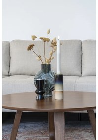 Hellerup dohányzóasztal dió furnér ø75x36 cm