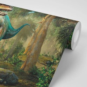 Öntapadó tapéta dinoszauruszok területe