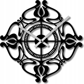 Falióra 60cm Modern Stílusos Loft Fekete Falióra