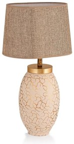 Asztali lámpa 1xE27/40W/230V bézs/arany
