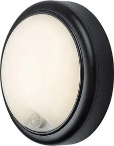 Hitura kültéri fali lámpa 15w 1350lm ip54 mozgásérzékelő fényérzékelő fekete