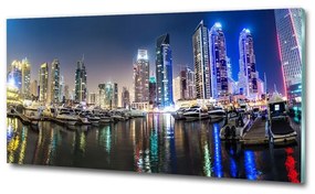 Üvegkép falra Dubai éjjel osh-56151340
