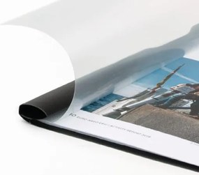 Gyorsfűző, klipes, PP, A4, RAPESCO Eco GRS Recycled, fekete (IR1828)