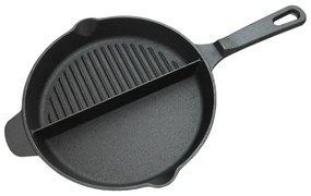 Grill serpenyő -val two compartments 25 cm