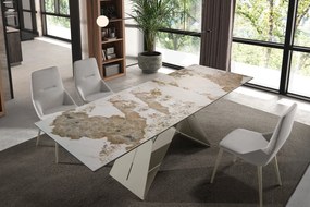 ESTELA design bővíthető kerámia étkezőasztal - 180-240cm