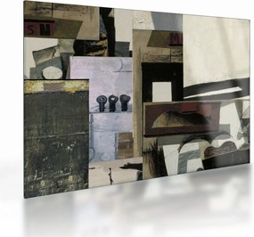 Kép - kubizmus (üvegen) (70x50 cm)